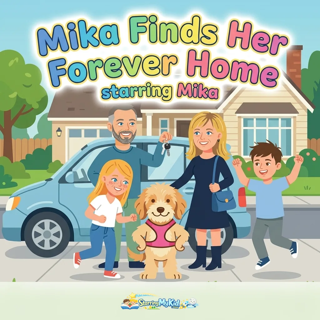 Mika Finds Her Forever Home — a personalized children's book